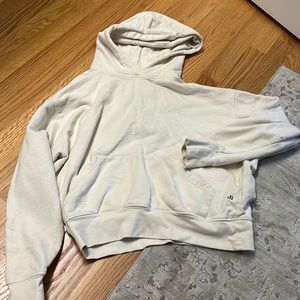 We Wore What Hoodie in Cream